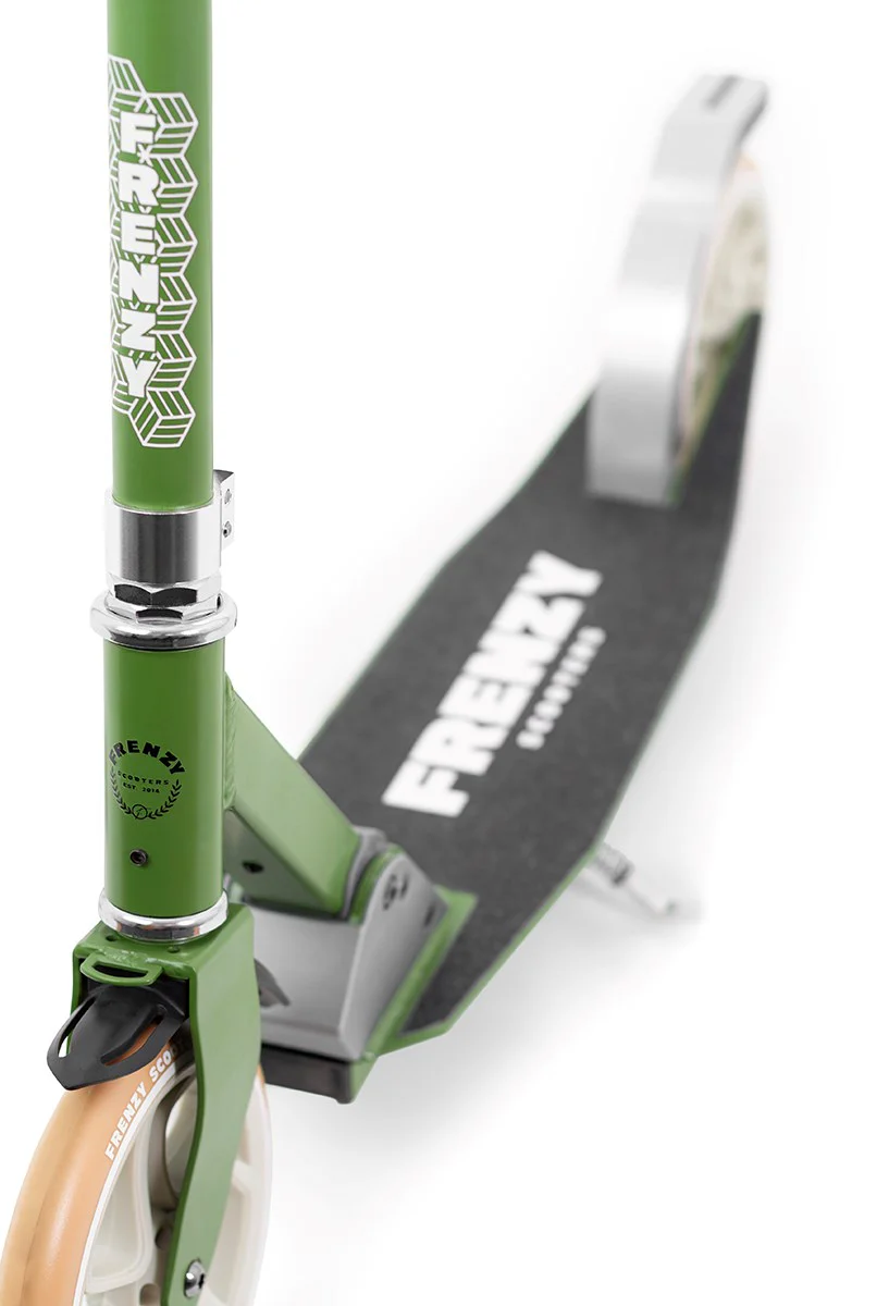 Frenzy 205mm Dual Brake V4 Recreational Scooter - Green - Image 3