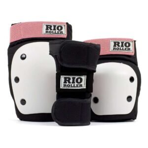 Rio Roller Triple Pad Set - Black/Rose - Image 2