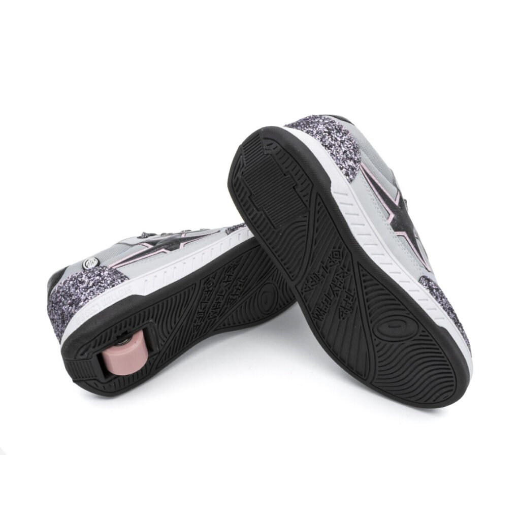 Breezy Star Rollers Heelys - Sparkle Grey