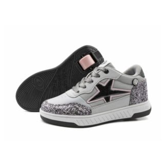 Breezy Star Rollers Heelys - Sparkle Grey