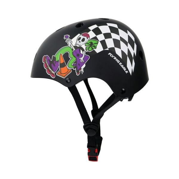 Flying Eagle Rider Junior Helmet - Black - Image 4