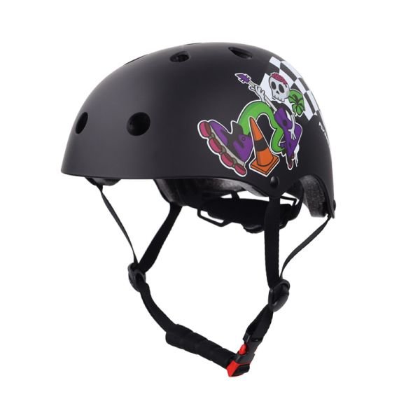 Flying Eagle Rider Junior Helmet - Black - Image 2