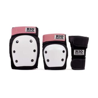 Rio Roller Triple Pad Set - Black/Rose