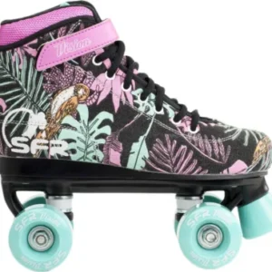 SFR Vision Canvas Quad Skates - Floral - Image 5